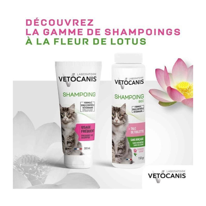 Dry shampoo - VETOCANIS - 150gr for Cats