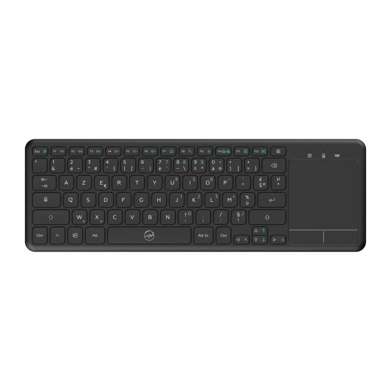 Wireless keyboard for smart TV - MOBILITY - Black - Azerty