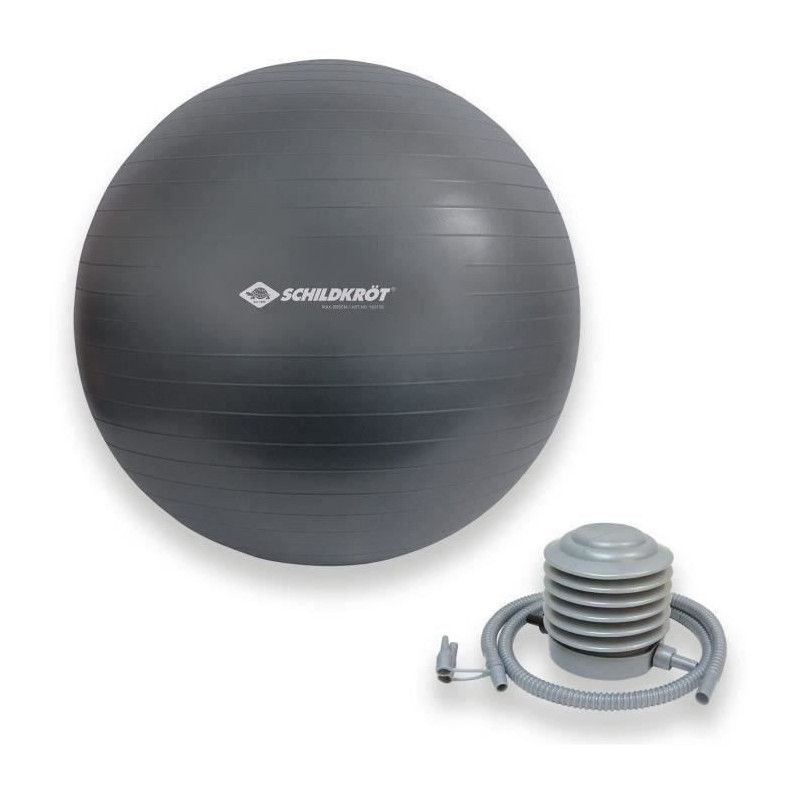 Exercise ball - SCHILDKRÖT - Fitness and Yoga - Diameter 75 cm - Pump