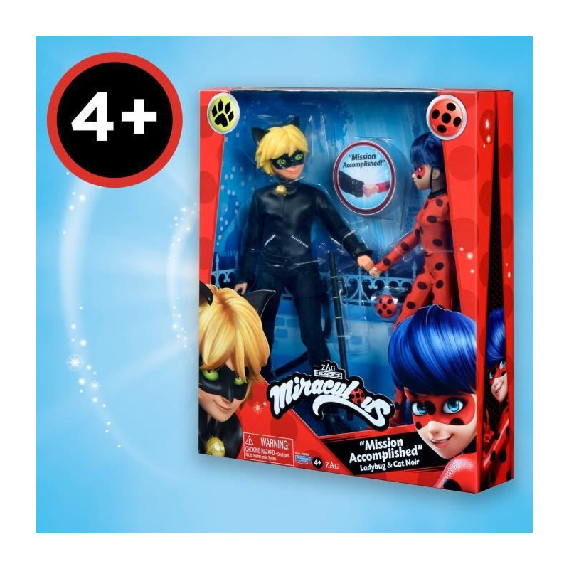 Miraculous Ladybug - Pack of 2 Fashion Dolls 26 cm