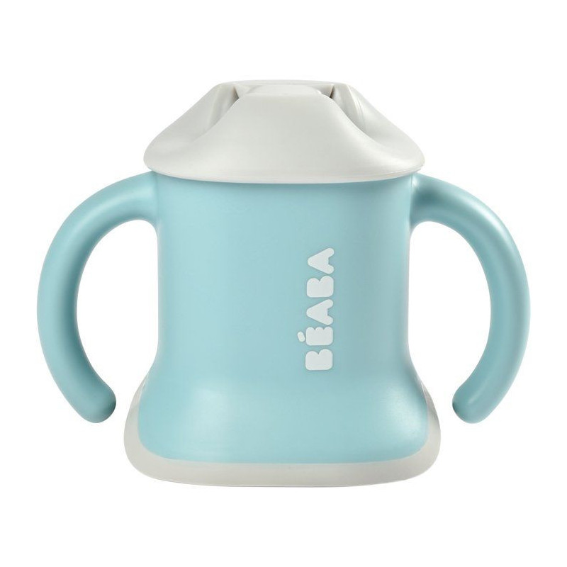 BEABA evoluclip 3 in 1 airy green mug