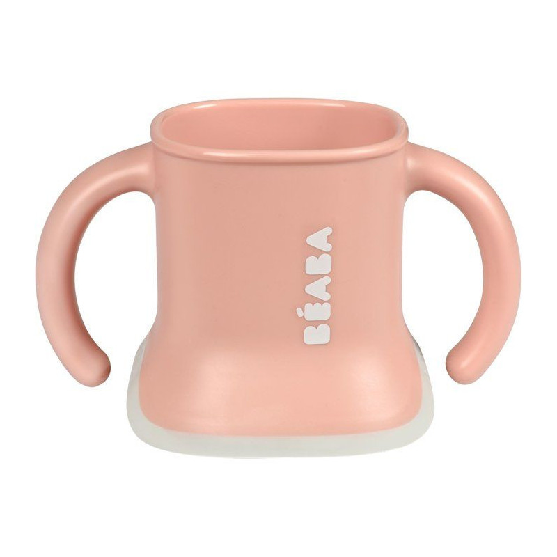 BEABA evoluclip 3 in 1 old pink mug