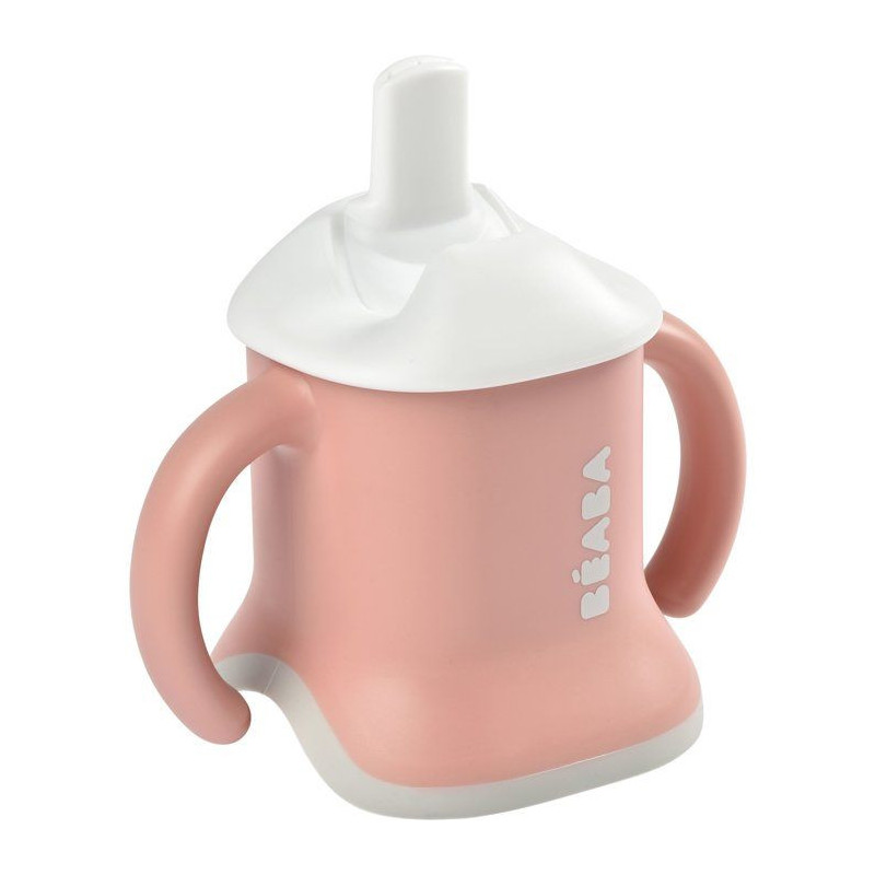 BEABA evoluclip 3 in 1 old pink mug
