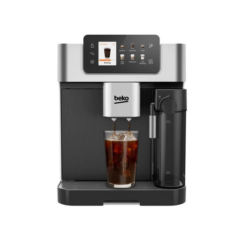Coffee machine with grinder - BEKO - CEG7348X - 1350 W - 250g beans -