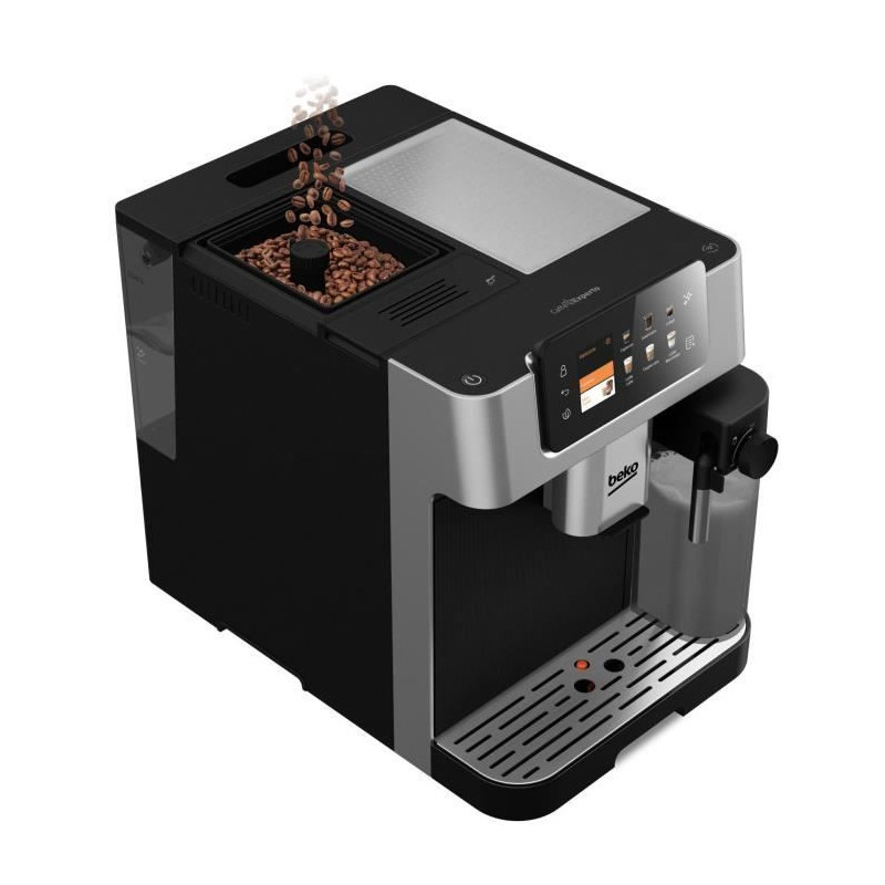 Coffee machine with grinder - BEKO - CEG7348X - 1350 W - 250g beans -