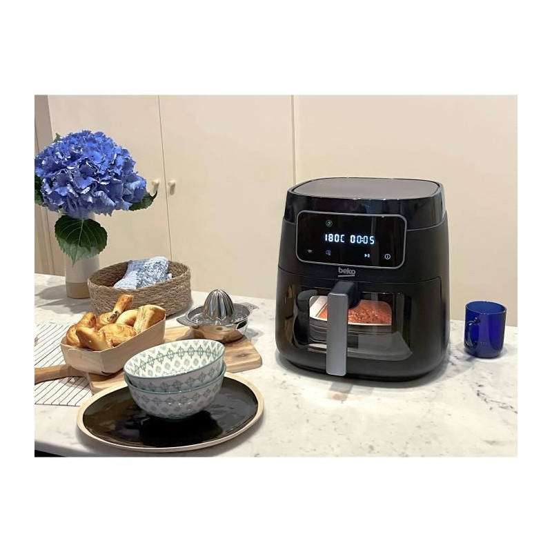 Multifunctional hot air fryer - BEKO - FRL3374B - 1900 W - 7.6 L for 2