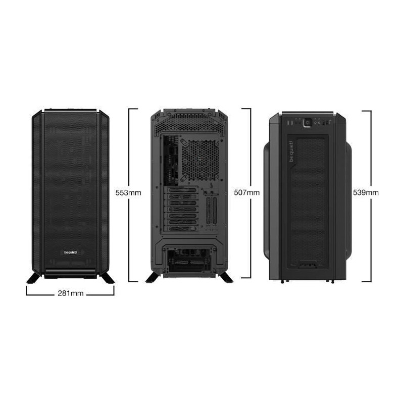 be quiet! - Silent Base 802 Black