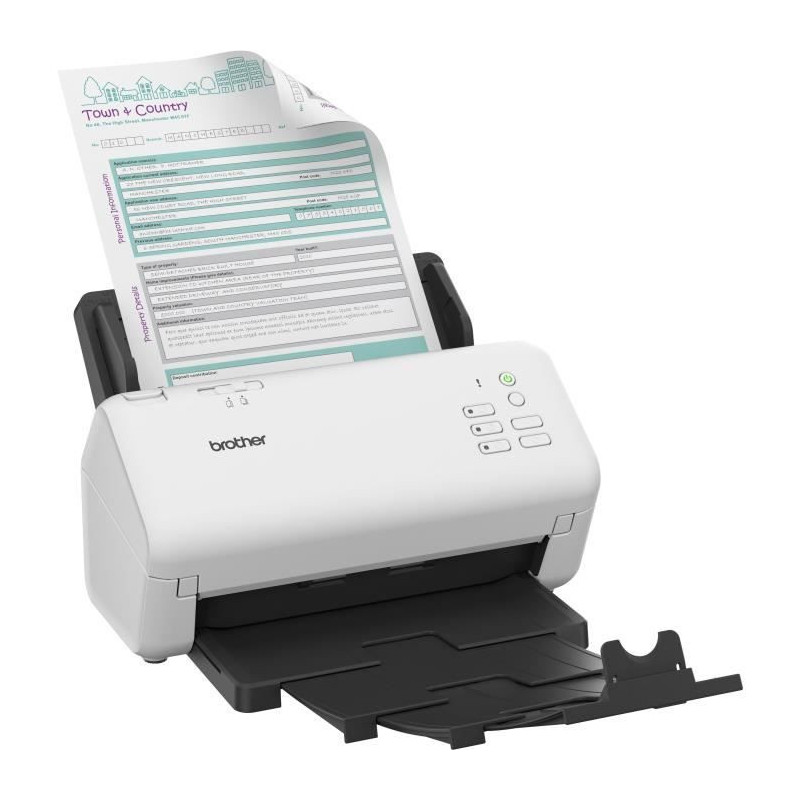 Scanner - BROTHER - ADS-4300 - Office Documents - Duplex - 40 ppm/80 i