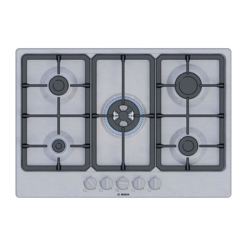 Gas hob - BOSCH Series 4 - 5 burners - 52 x 75 x 4.5 cm - PGQ7B5K90 -