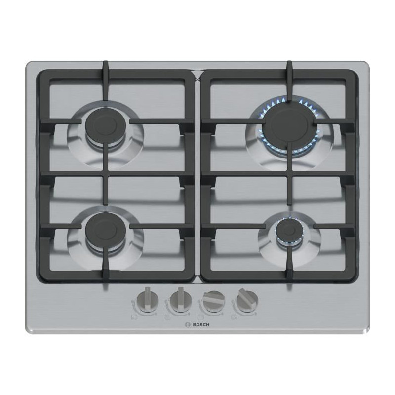 Gas hob - BOSCH Series 4 - 4 burners - 52 x 58.2 x 4.5 cm - PGP6B5K90