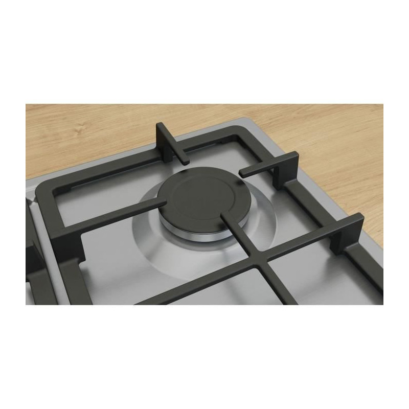 Gas hob - BOSCH Series 4 - 4 burners - 52 x 58.2 x 4.5 cm - PGP6B5K90