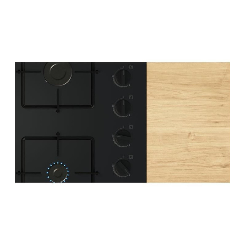Gas hob - BOSCH Series 2 - 4 burners - 52 x 59 x 5.4 cm - POP6B6K30 -