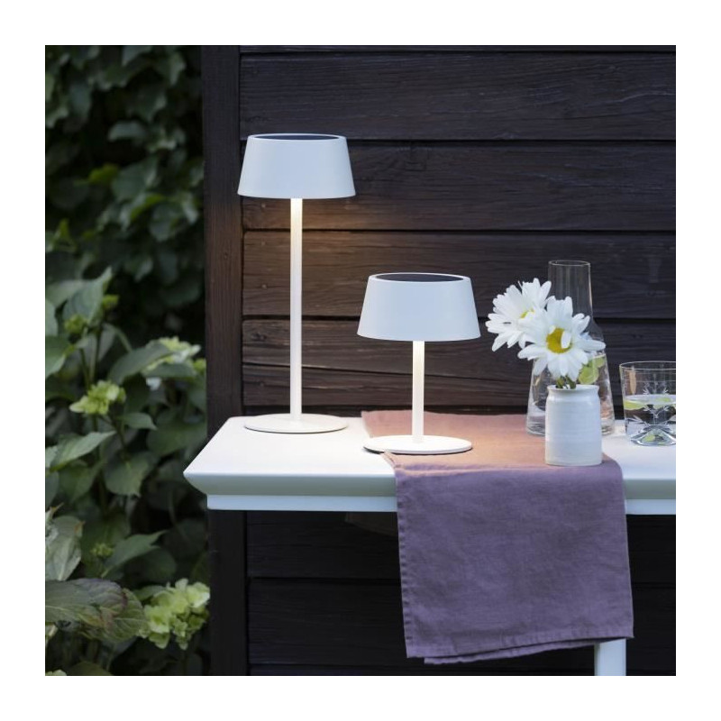 Outdoor table lamp - BRILLIANT - PICCO - LED and solar - Metal and pla