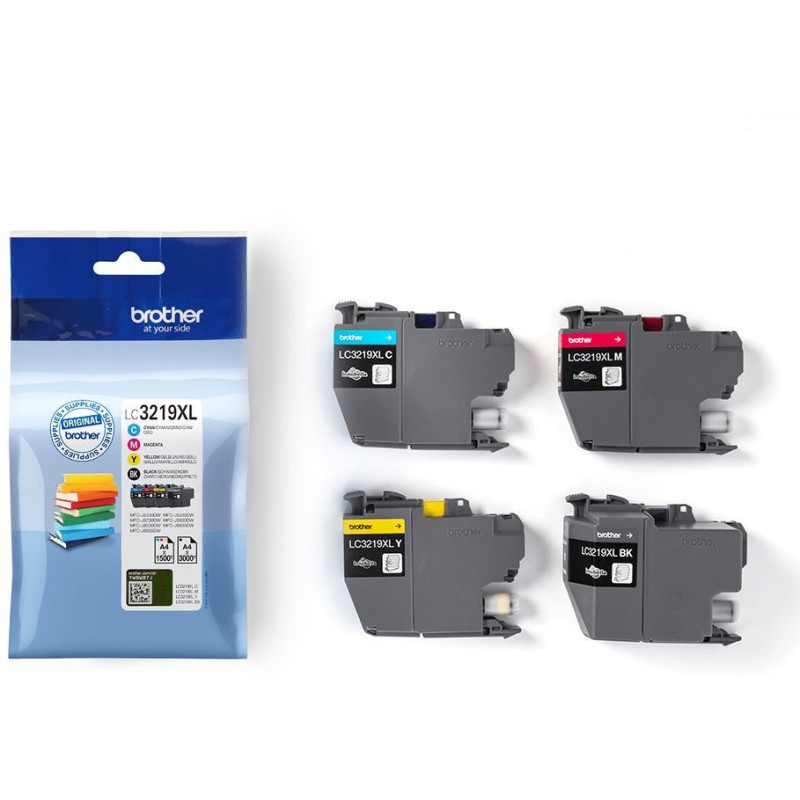 BROTHER LC-3219XL Cartridge - Black, Magenta, Cyan, Yellow - XL