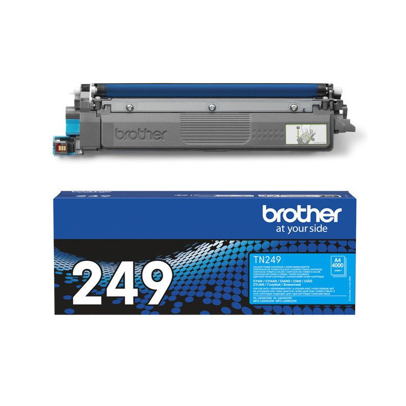 Very high capacity toner - BROTHER - TN249C - Cyan - 4000 pages