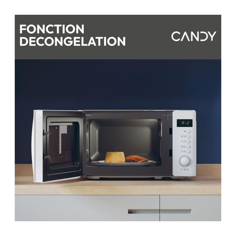CMWA20SDLW Mono CANDY Idea microwave - 20L - MO: 700W - Digital UI - 8
