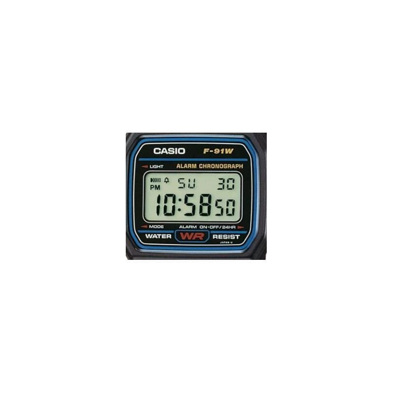 Watch - Casio - Vintage - Black - Digital - Resin - Waterproof WR ISO
