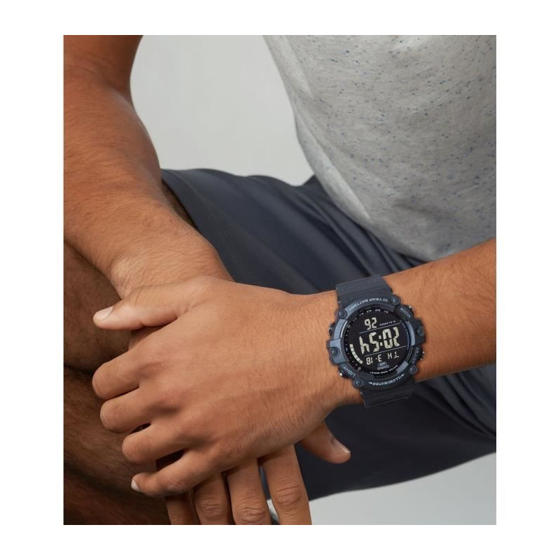 Sport watch - CASIO - Multifunction - Gray