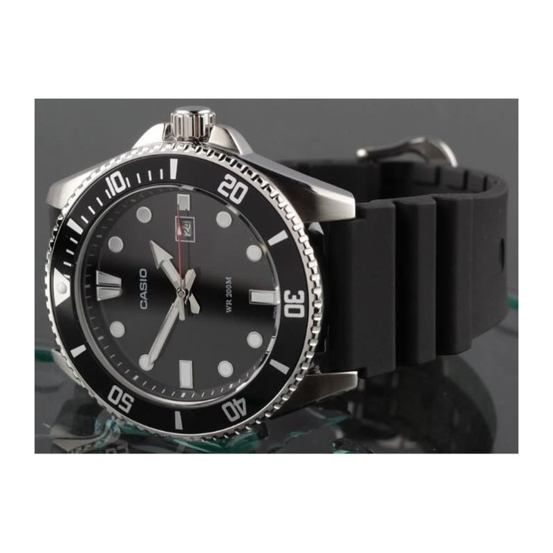 Watch - Casio - Men's Collection - Black and Steel - Water resistant t