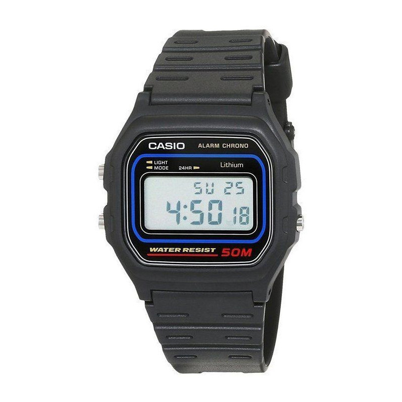 CASIO Women's W-59-1VQES Chronograph Watch