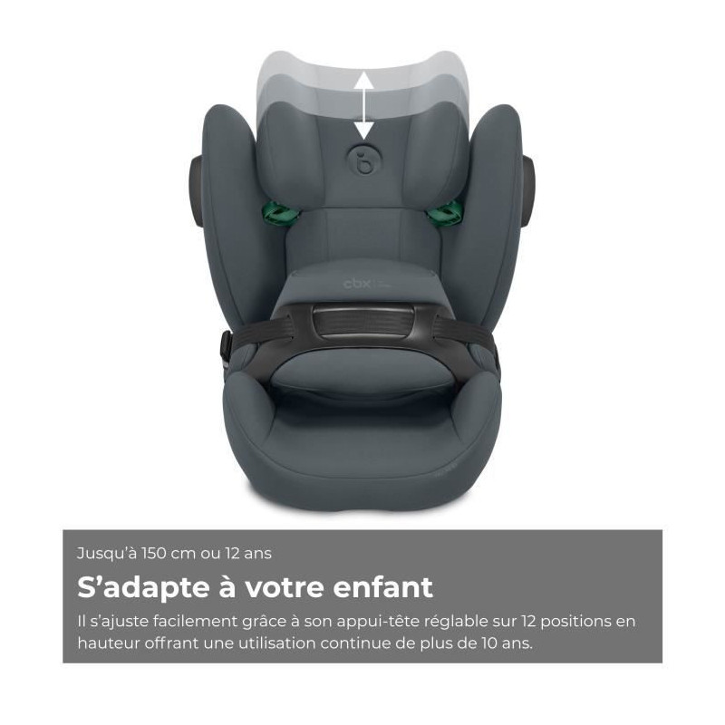 Car seat - CYBEX - Pallas B3 i-Size Cobblestone Gray - Group 1/2/3 - R