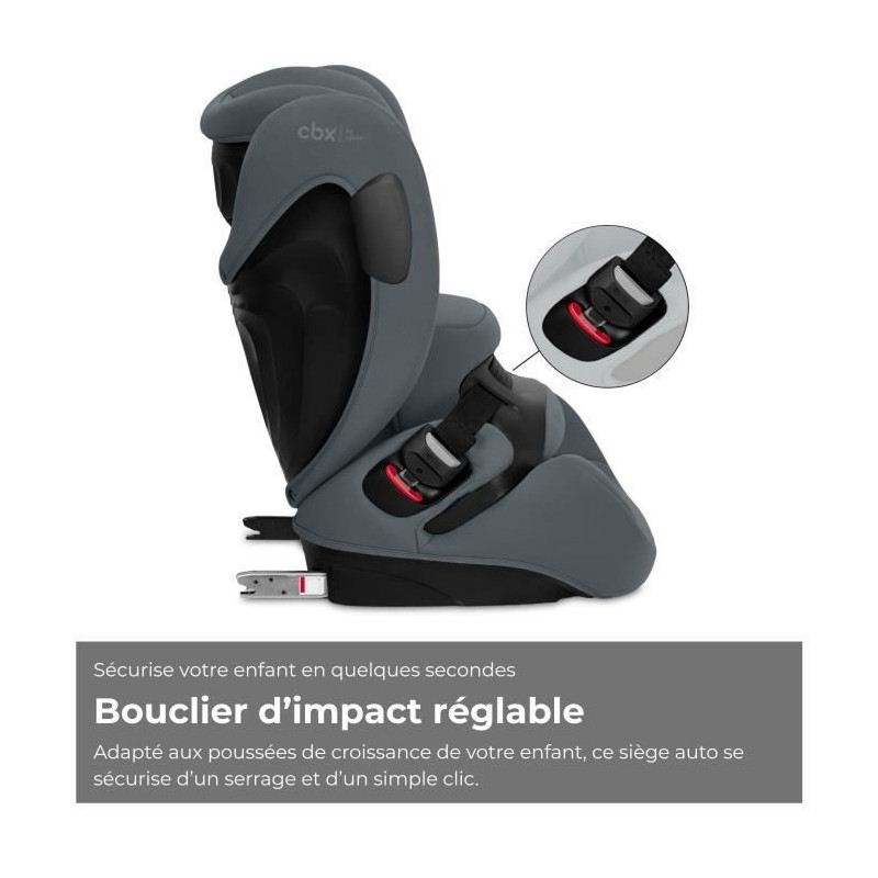 Car seat - CYBEX - Pallas B3 i-Size Cobblestone Gray - Group 1/2/3 - R
