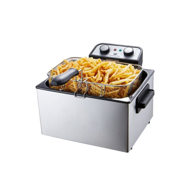 Deep fryer - CONTINENTAL EDISON - CEFR5IN3P - 5 L - 3 baskets