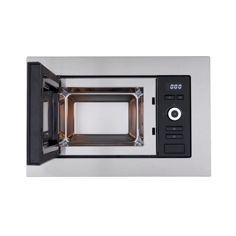 Continental Edison Mo20ixes Black and stainless steel microwave oven L