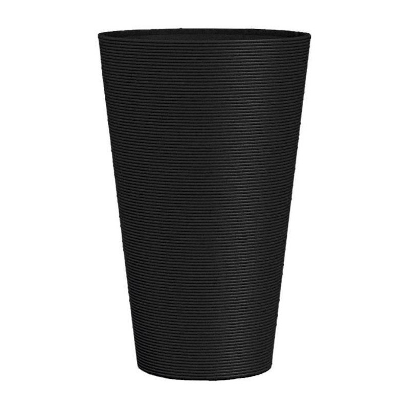 Tall flowerpot - GARDEN ID - Green Care Sense Tall Black-Anthracite -