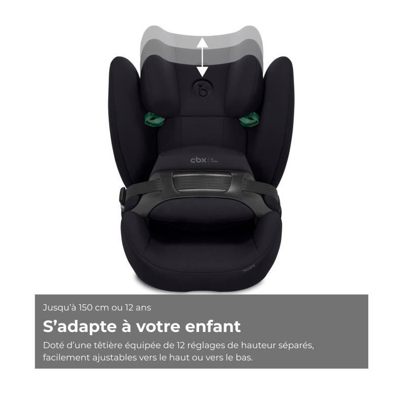 CBX BY CYBEX - Car seat Gr. 1/2/3 Pallas B i-Size Pure black - Black