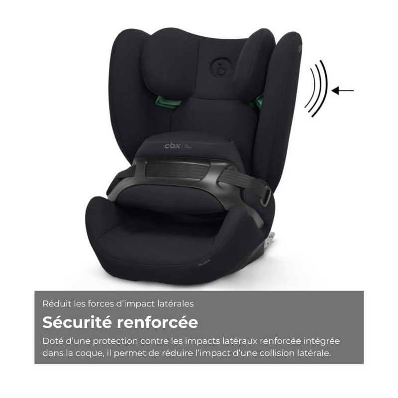 CBX BY CYBEX - Car seat Gr. 1/2/3 Pallas B i-Size Pure black - Black
