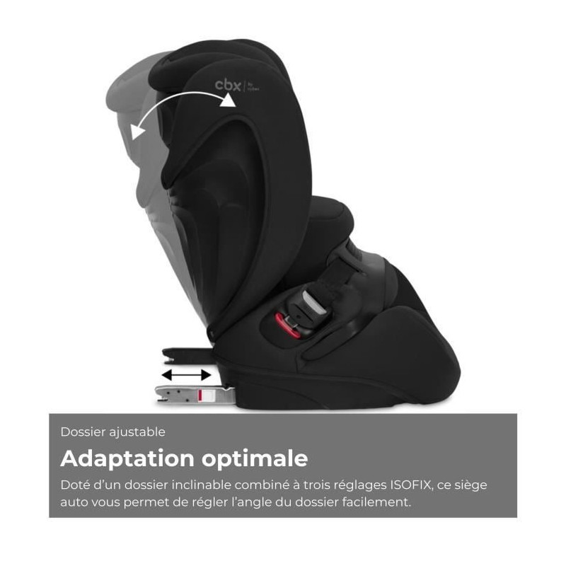CBX BY CYBEX - Car seat Gr. 1/2/3 Pallas B i-Size Pure black - Black