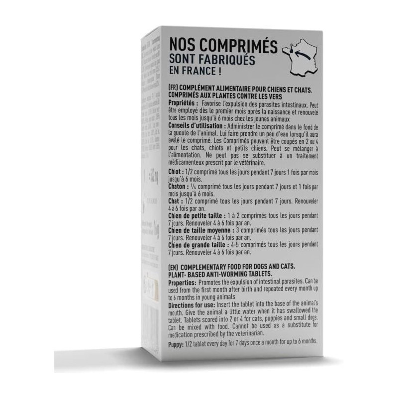 VETOCANIS Tablets against worms - For dogs and cats