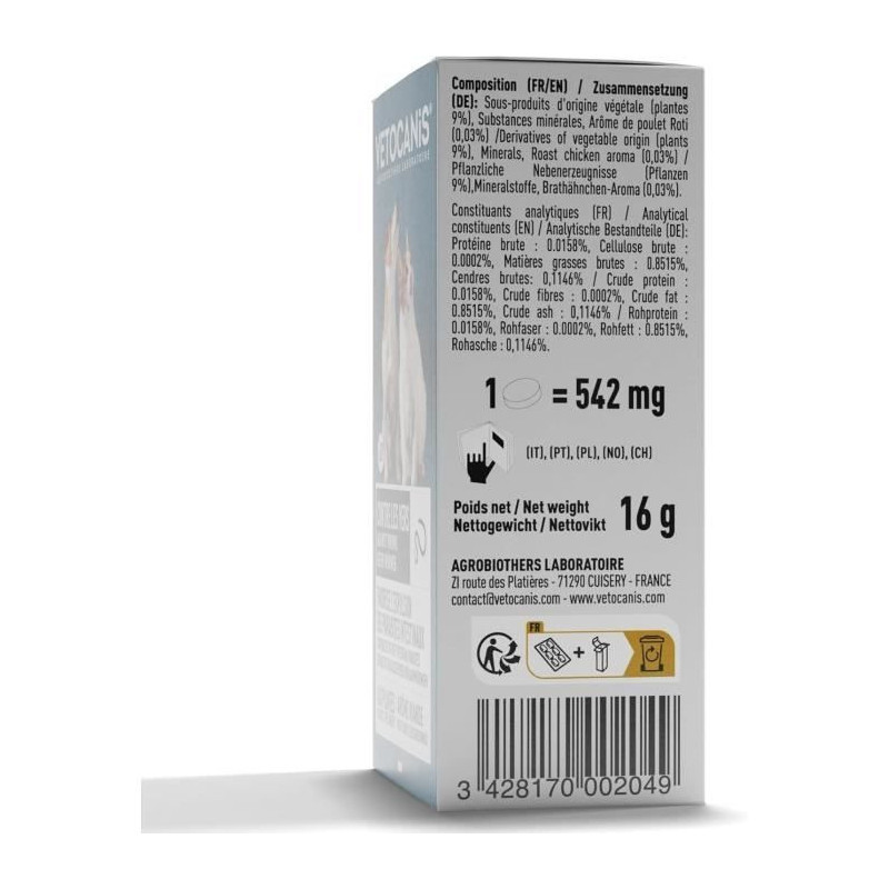 VETOCANIS Tablets against worms - For dogs and cats