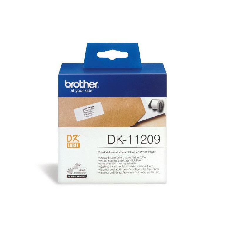 BROTHER Paper Ribbon P-TOUCH DK-11209 - 29X62mm