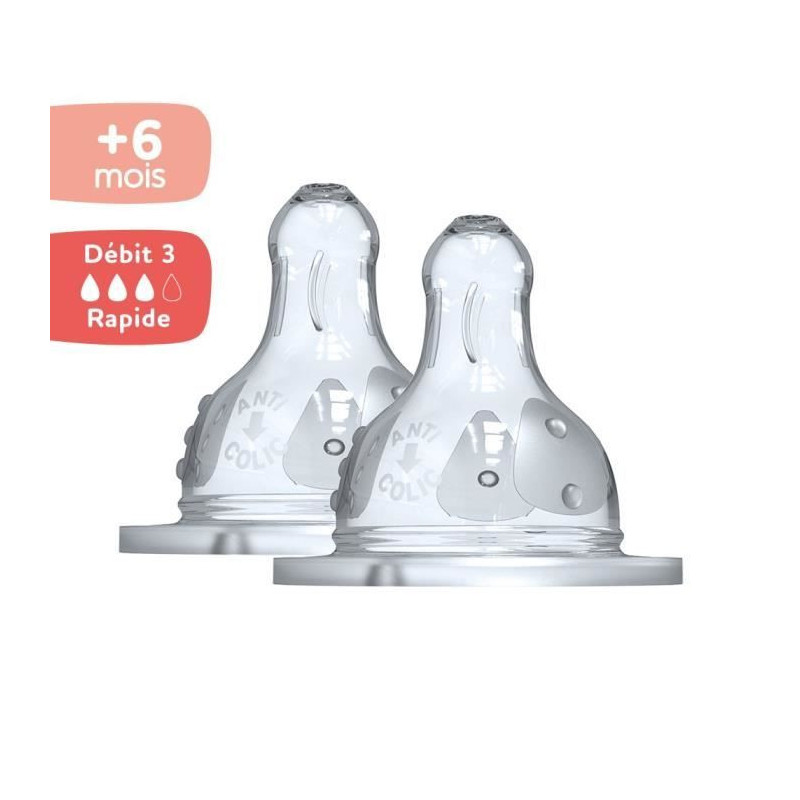 DODIE Initiation Teat + Supernova round 3 speed - wide neck - +6 month