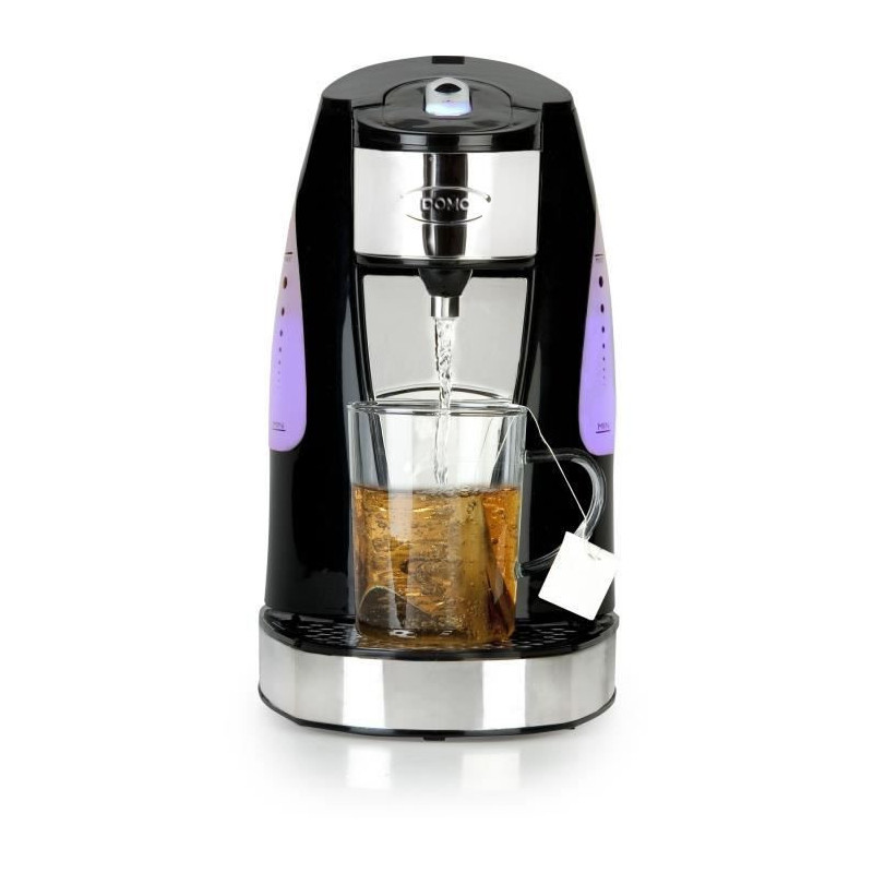 DOMO DO482WK Hot water fountain - 1.5L - 3000W - Black / Stainless ste