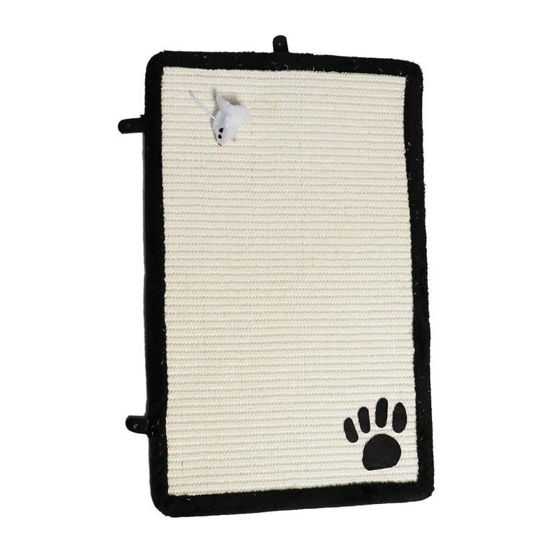 AIME Scratching pad with hanging toy - 35 x 55 cm - for cat