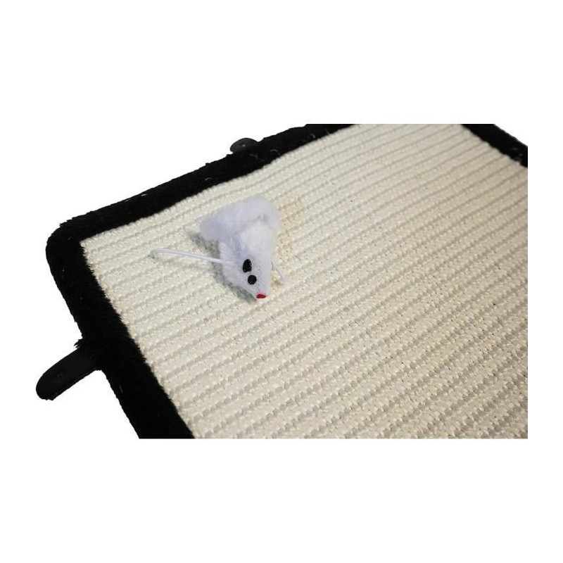 AIME Scratching pad with hanging toy - 35 x 55 cm - for cat