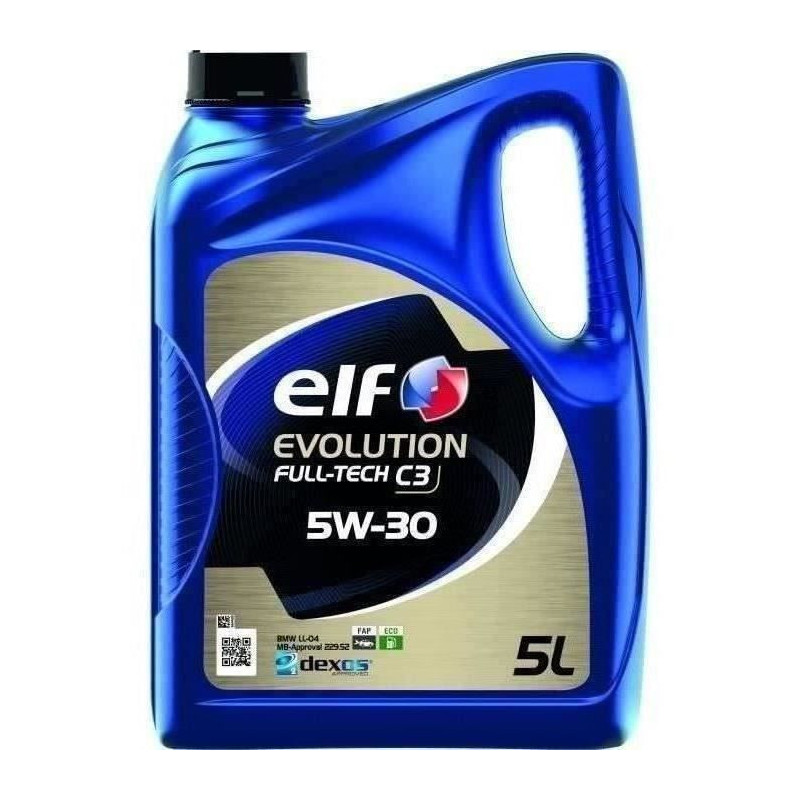 ELF MOTOR OIL 5L EVOLUTION FULLTECH C3 5W30