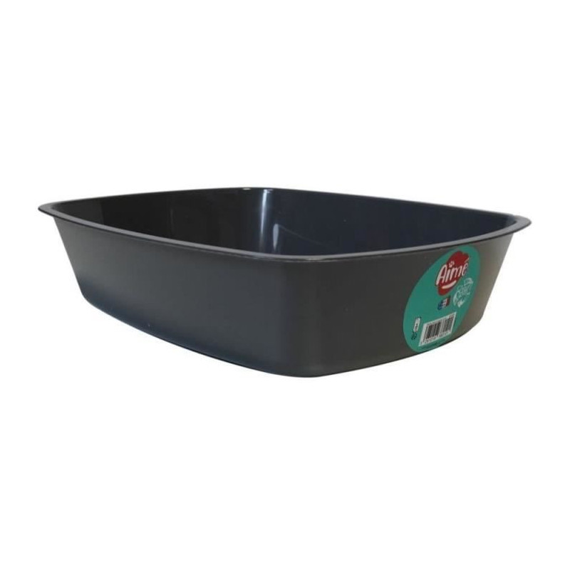 AIME Litterbox without rim - rounded edges - 43 x 31 x 10 cm - for cat