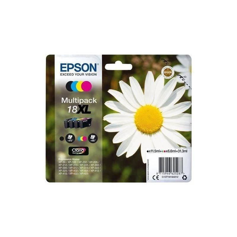 EPSON Multipack T1806 - Daisy - Black, Cyan, Magenta, Yellow