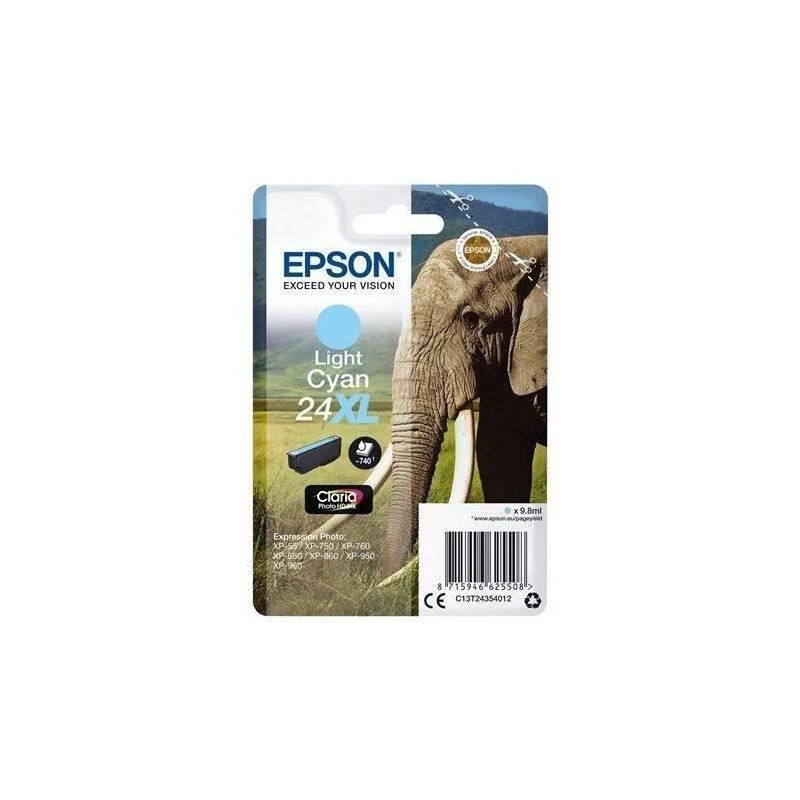 EPSON Cartridge T2435 - Elephant - Light Cyan XL