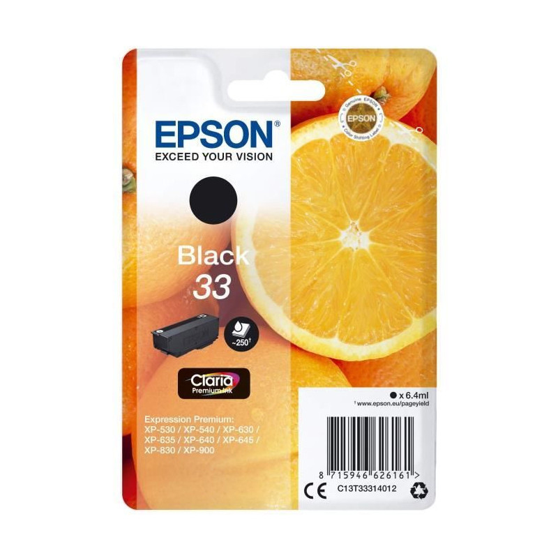 EPSON T3331 Cartridge - Oranges - Black