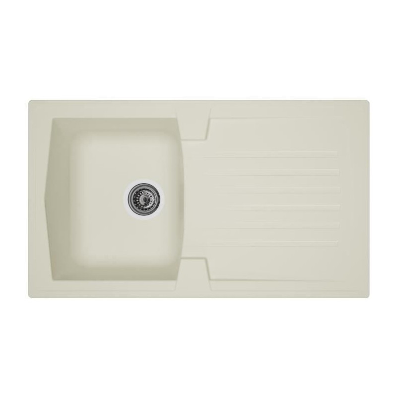 Stradour Sink Kitchen Builter 1 Bac + 1 Arena Drafts - Resin - 86 x 50