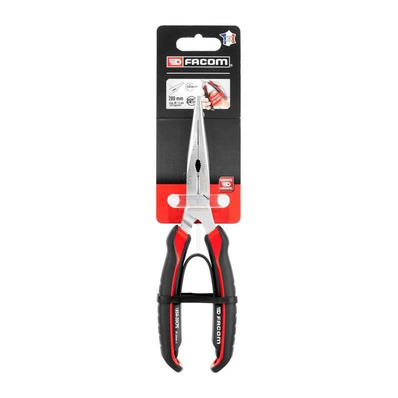 FACOM Nose pliers straight round