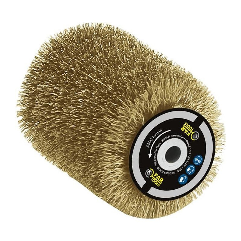 Brush Brush 0.3mm Ø80mm - L 100mm to strip/Drawer