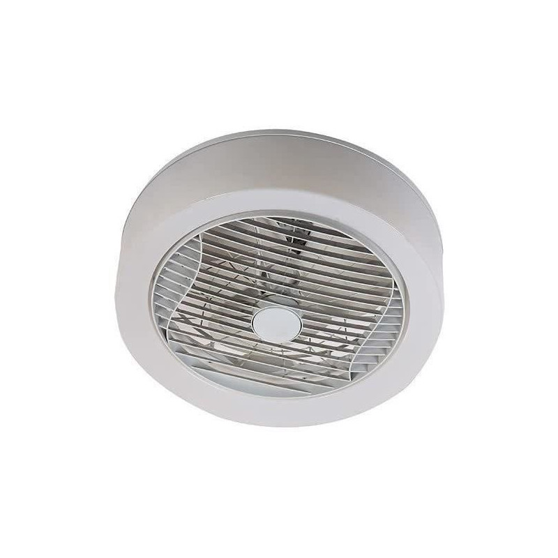 Air -Light Crown - White ceiling fan Ø40cm 95w with LED lighting crow
