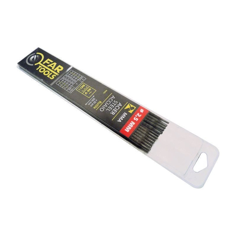 FAR TOOLS Welding electrode - Rutile - Ø 2,5 mm - 25 sticks