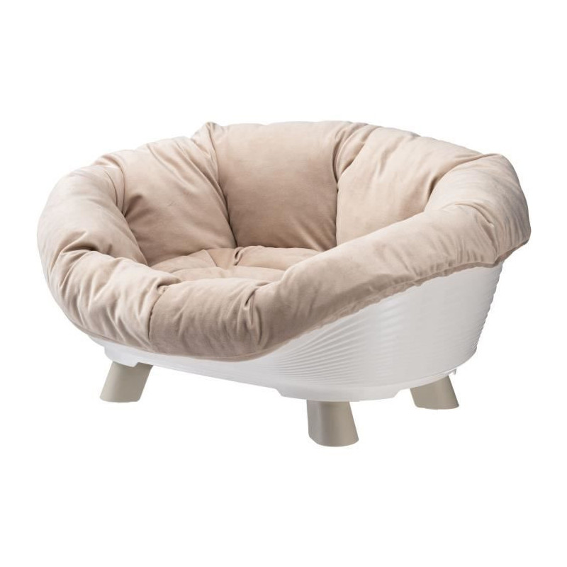Basket - FERPLAST - SOFA THRONE 4 - With cushion - White